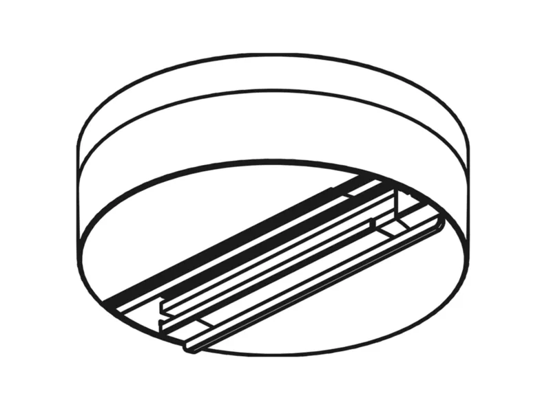 Adapter Aufbau 3PH schwarz