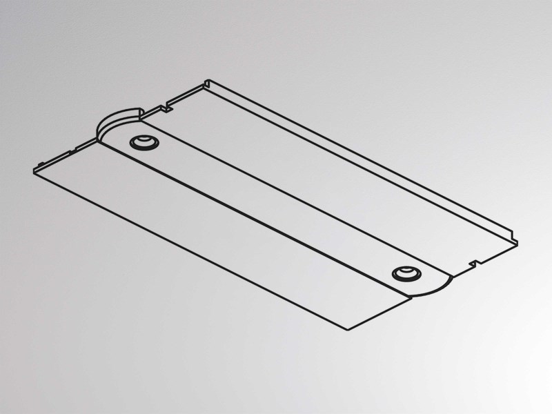 Abdeckplatte XTSF 10-1 grau