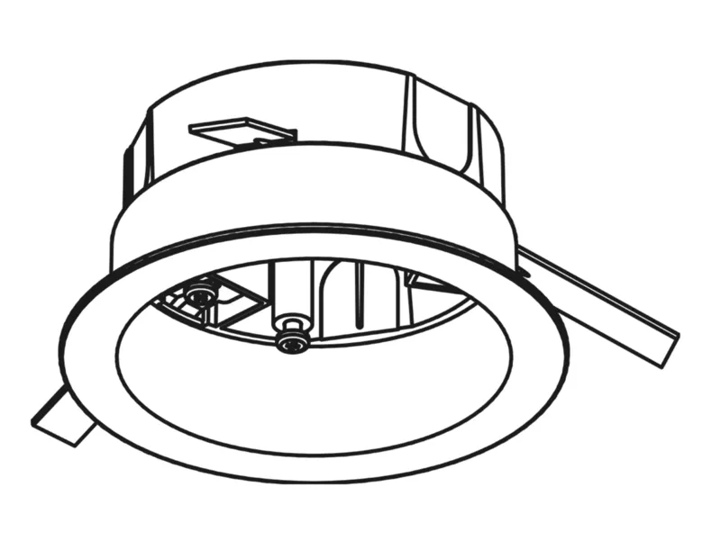 Adapter Einbau 3PH grau
