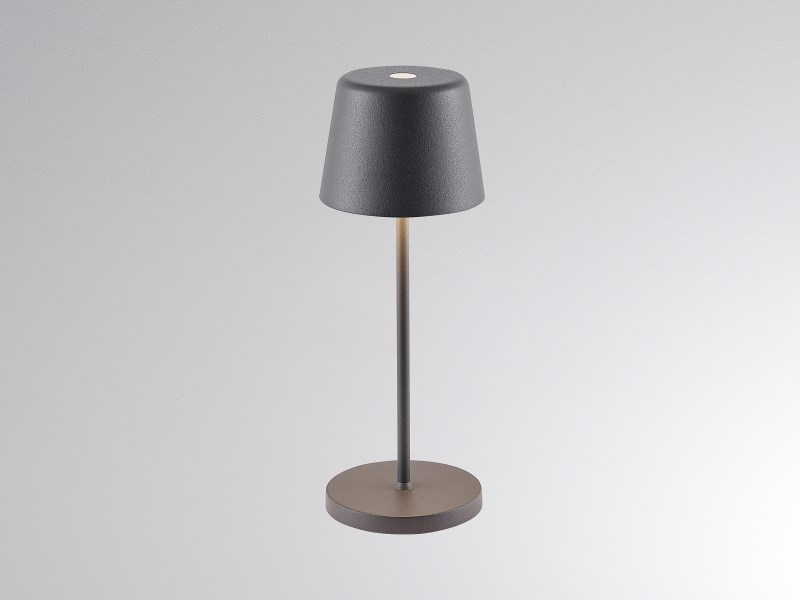 Tischleuchte AESTA MINI anthrazit 2W 3,7VDC, 2200-2700K, inkl. Akku TOUCH DIM