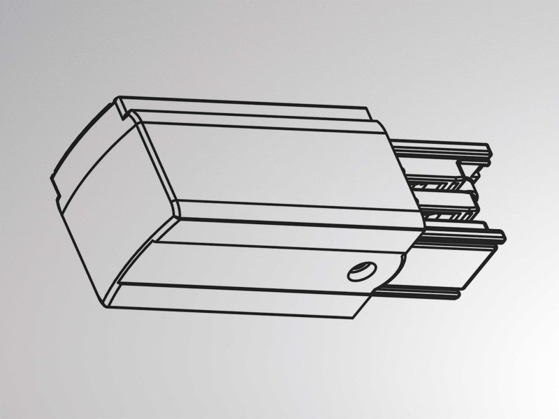 Endeinspeisung 3PH rechts XTS11-2 schwarz