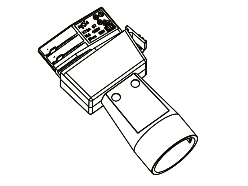 Schuko-Adapter 3PH weiss