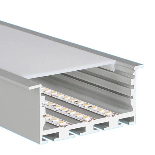 Einbauprofil L-LINE REC24 ST alu 3m