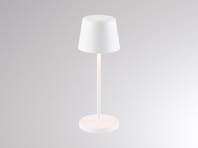 Tischleuchte AESTA MINI weiß 2W 3,7VDC, 2200-2700K, inkl. Akku TOUCH DIM