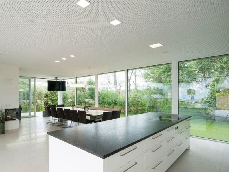 Einbauleuchte MOON 300x300x22 weiß 17W 230VAC 4000K inkl. Netzteil TRIAC DIM