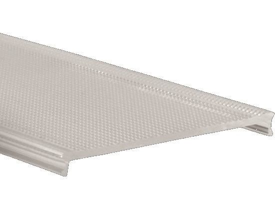 Abdeckung Kunststoff L-LINE microprismen 2m