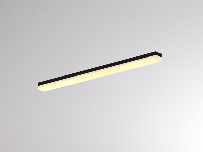 Aufbauleuchte CARA schwarz 20W 230VAC 3000K/4000K ON/OFF