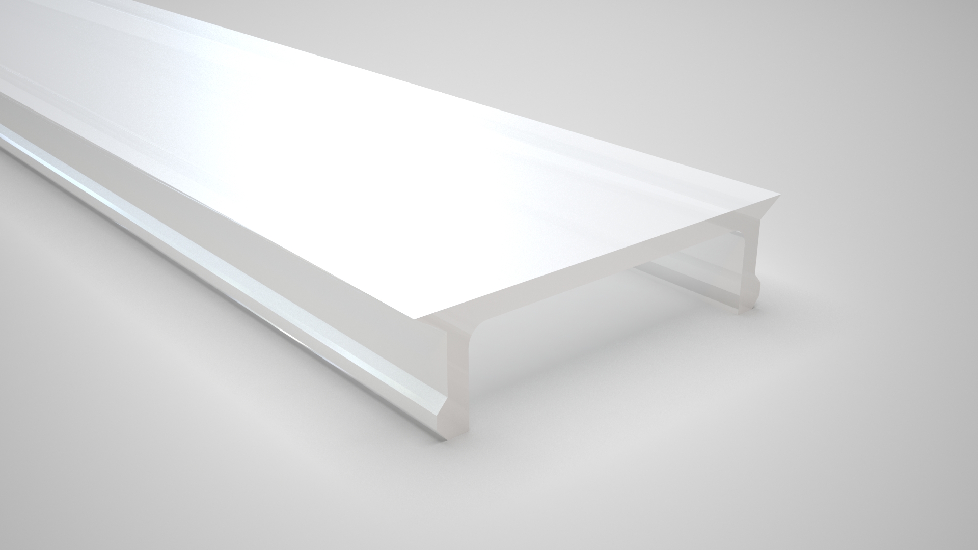 Abdeckung Kunststoff M-LINE opal Rolle 10m