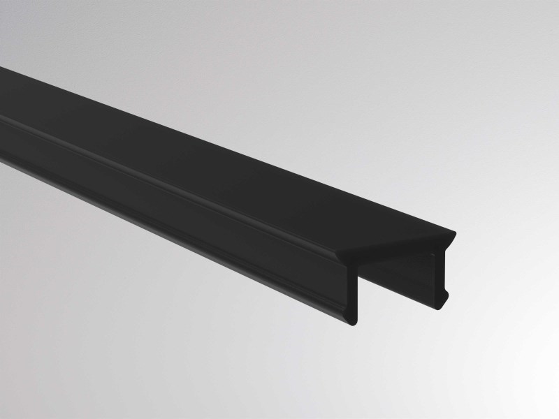 Abdeckung Kunststoff MINI 10 schwarz 2m