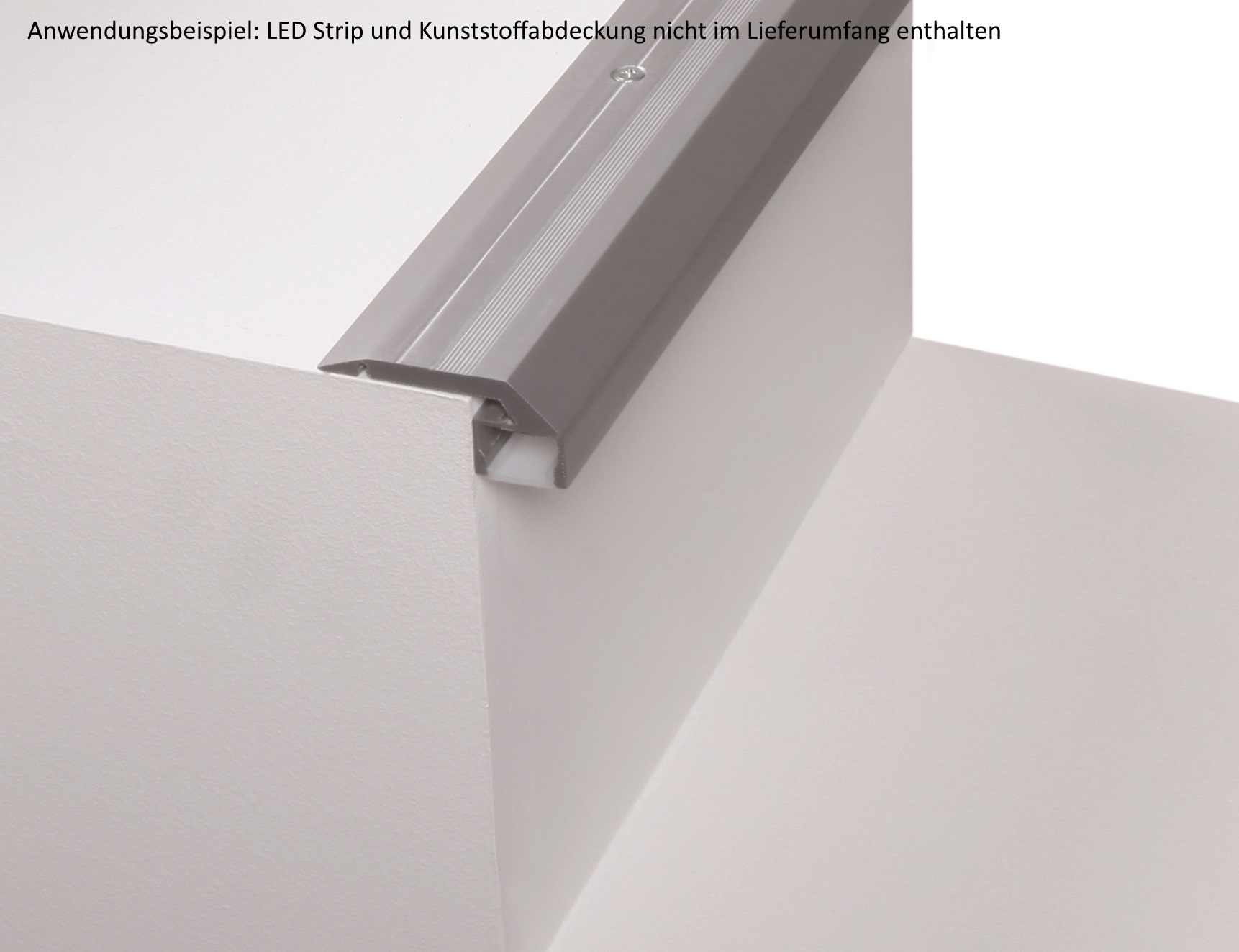 Treppenstufenprofil S-LINE STEP DOWN 3m