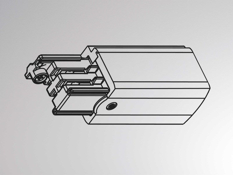 Endeinspeisung 3PH links XTS12-3 weiss