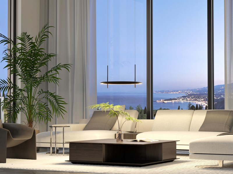 Pendelleuchte VUTO schwarz/weiß 34,5W 230VAC 2700K DALI DIM