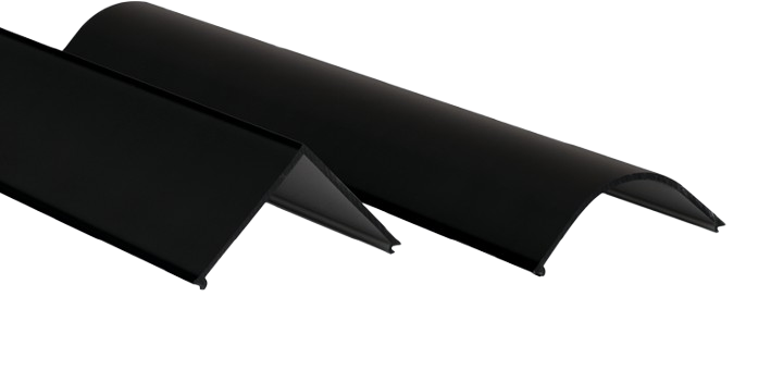 Abdeckung Kunststoff C-LINE O schwarz 3m