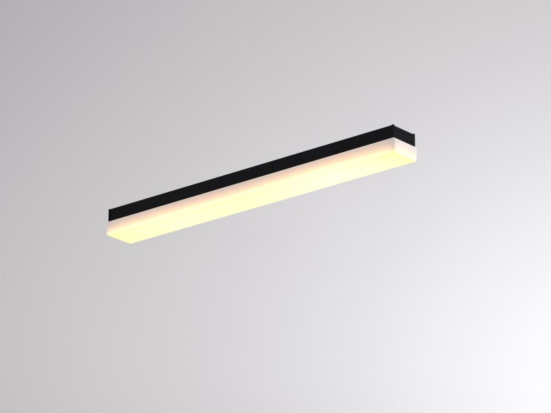 Aufbauleuchte CARA schwarz 13W 230VAC 3000K/4000K ON/OFF