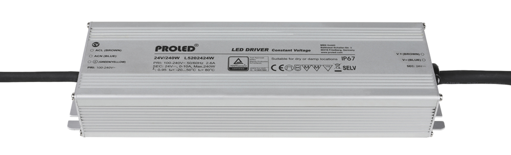 LED Netzteil IP67 24VDC 240W