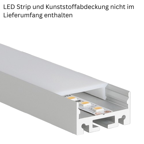 LED Profil M-LINE EXTRA LOW24 alu 2m