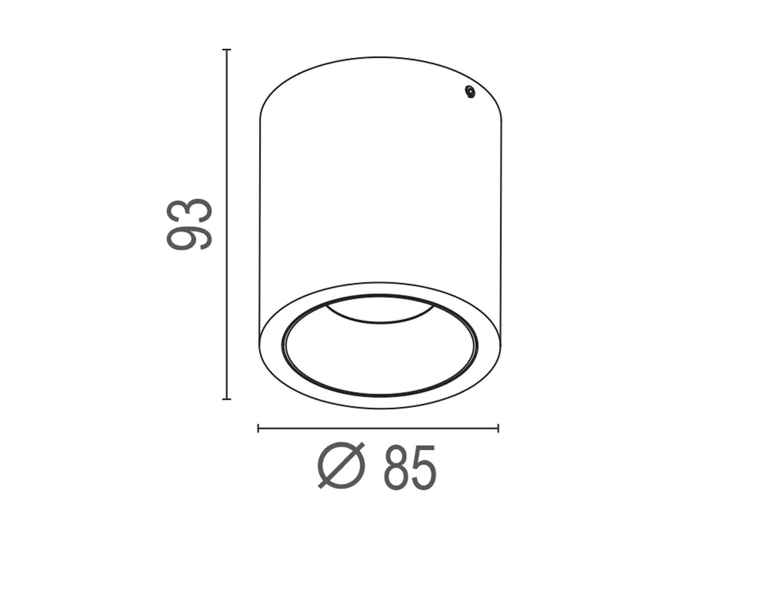 Aufbau Downlight DROP G weiss 10W 3000K TRIAC DIM