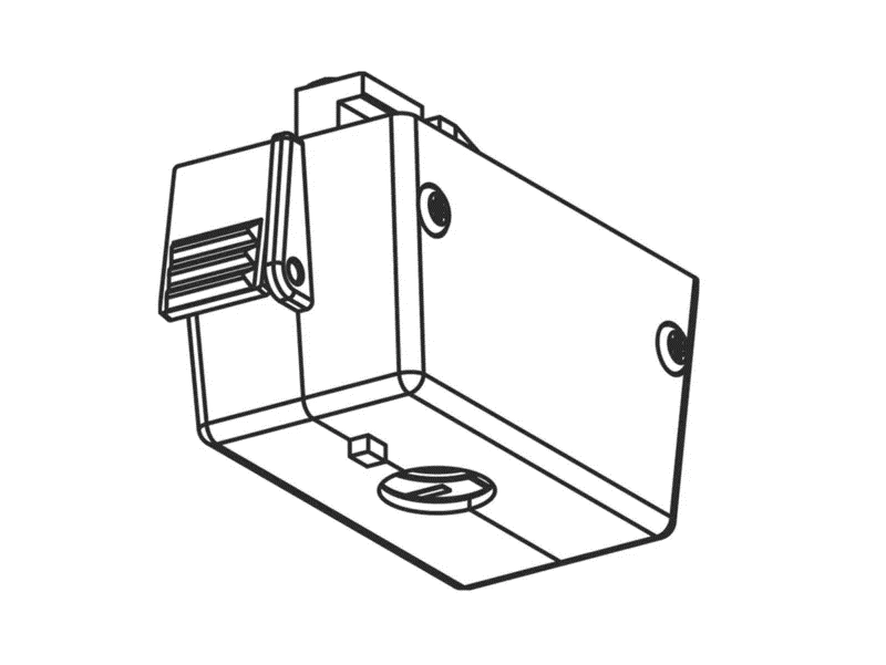 Adapter Pendelleuchten 3PH 10kg schwarz