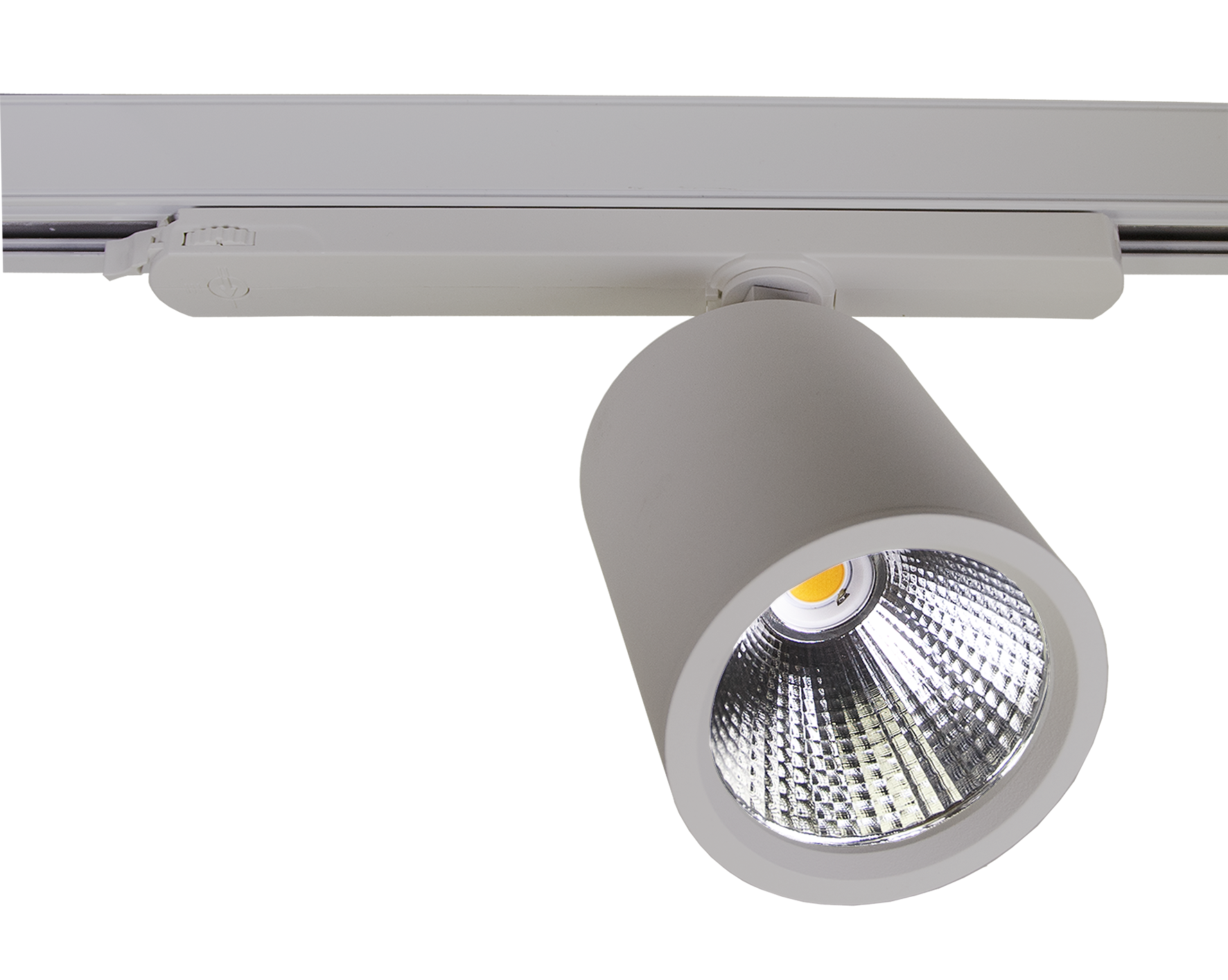 3-ph. Strahler SL93 silber 26W 230VAC 4000K 36 Grad