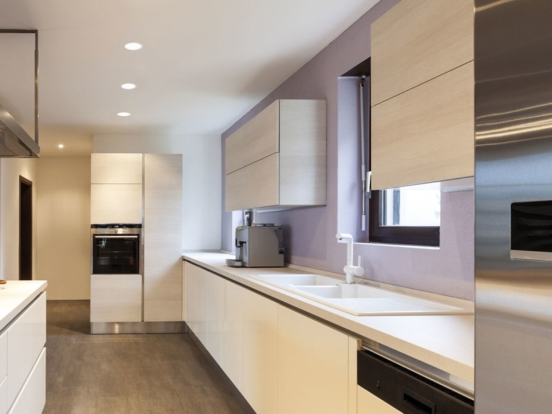 Einbauleuchte MOON 175x22 weiß 12W 230VAC 4000K inkl. Netzteil TRIAC DIM