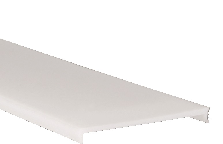 Abdeckung Kunststoff L-LINE opal Rolle 10m