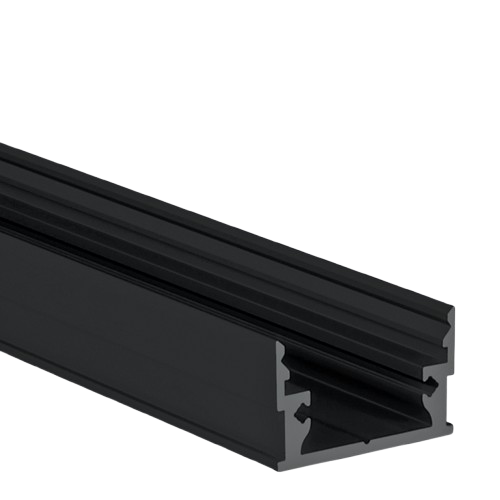 LED Profil M-LINE LOW schwarz 3m