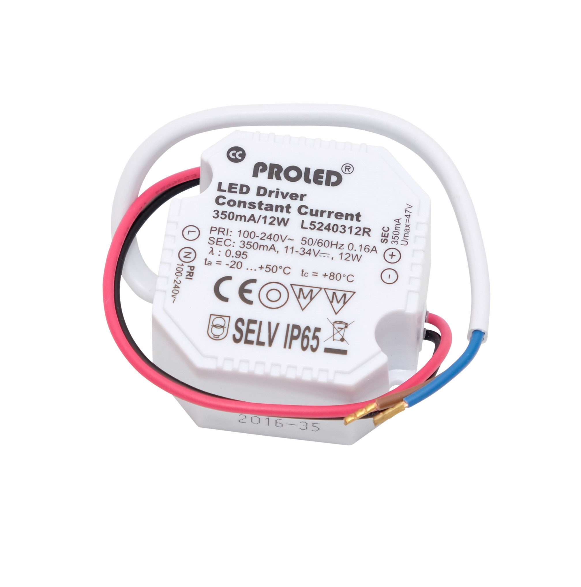 Konstantstrom Netzteil IP65 350mA 12W