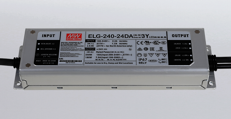 MEANWELL Netzteil IP67 24VDC 200W DALI